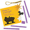 Away in a Manger Christmas Ornament Craft Kit - Makes 12 Image 1