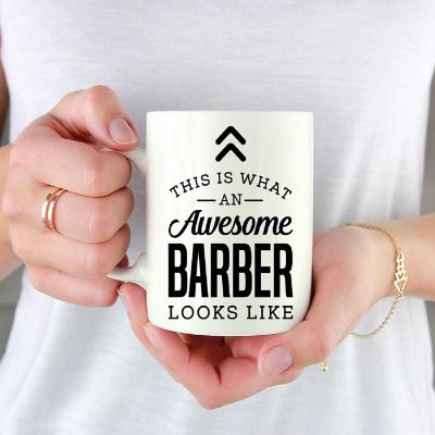Awesome Barber Appreciation Coffee Mug Image 1