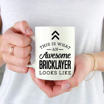 Awesome Bricklayer Coffee Gift Mug Image 1