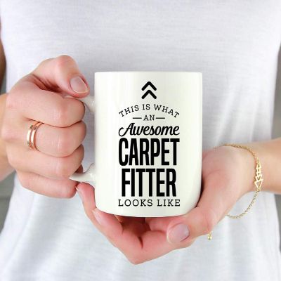 Awesome Carpet Fitter Coffee Gift Mug Image 1