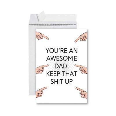 Awesome Dad Keep It Up 8.5x11IN Image 1