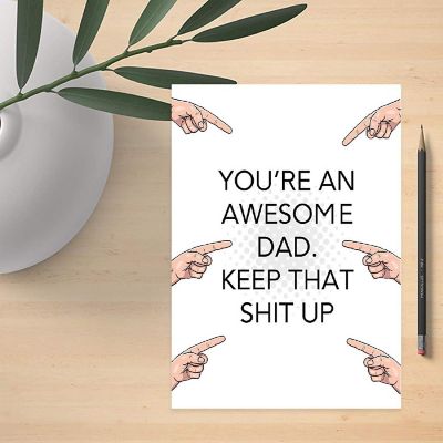 Awesome Dad Keep It Up 8.5x11IN Image 1