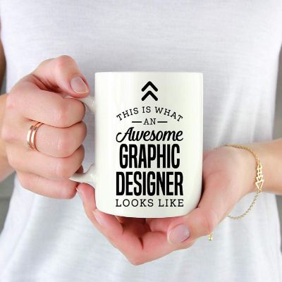 Awesome Graphic Designer Coffee Mug Image 1