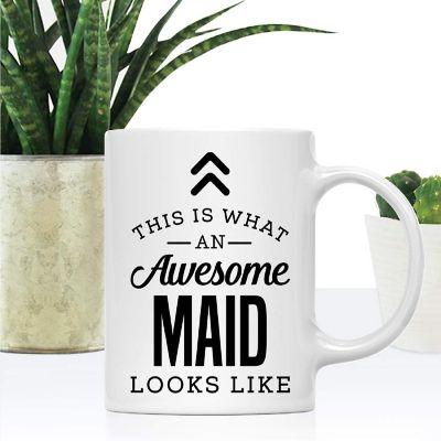 Awesome Maid Ceramic Coffee Mug Gift Image 1