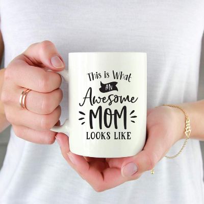 Awesome Mom Looks Like This Ceramic Mug Image 1