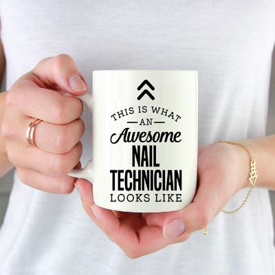 Awesome Nail Technician Coffee Mug Image 1