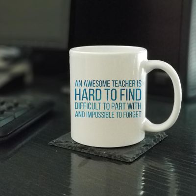 Awesome Teacher Hard to Forget Mug Image 1