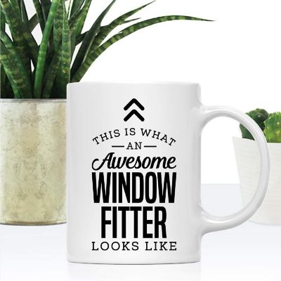 Awesome Window Fitter Coffee Tea Mug Image 1