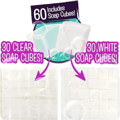 B Me DIY Soap Making Kit Refill Pack - 60 Soap Cubes for The Super Soap Studio Kit Image 2