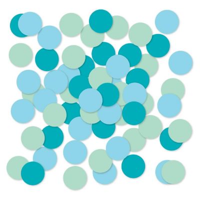 Baby Blue Aqua Mint Confetti, 180-Pack Image 1