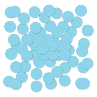 Baby Blue Confetti 180-Pack Image 1