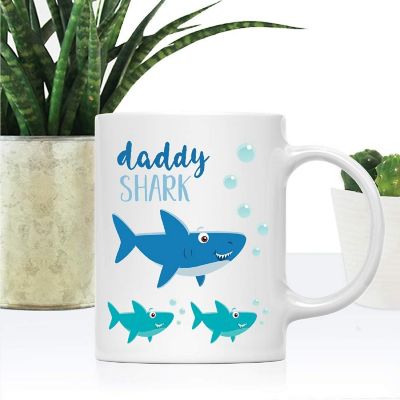 Baby Shark Coffee Mug Daddy Shark 2 Boy Image 1