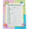 Baby Shower Word Scramble Game - 24 Pc. Image 1