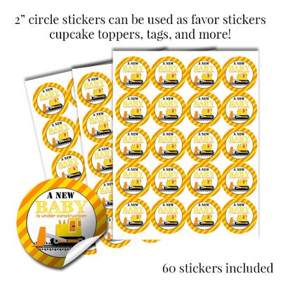 Baby Under Construction Sticker Bundle 429pc. by AmandaCreation Image 3