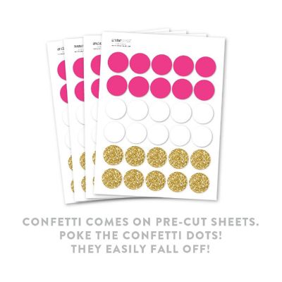 Bachelorette Fuchsia Gold, 180-Pack Image 1