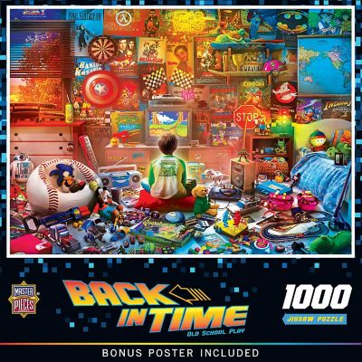 Back in Time - Old School Play 1000 Piece Jigsaw Puzzle Image 1