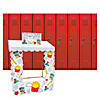 Back-to-School Lockers Backdrop &amp; Tabletop Hut Decorating Kit &amp;#8211; 7 Pc. Image 1