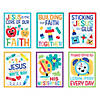 Back to School Religious Poster Set &#8211; 6 Pc. Image 1