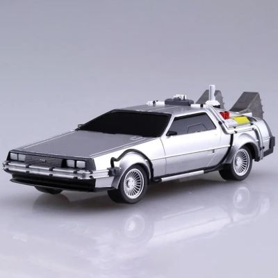 Back to the Future 2 Pullback DeLorean 1/43 Scale Model Kit Image 1