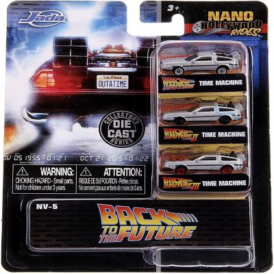 Back to the Future Nano Hollywood Rides 3-Pack Image 1