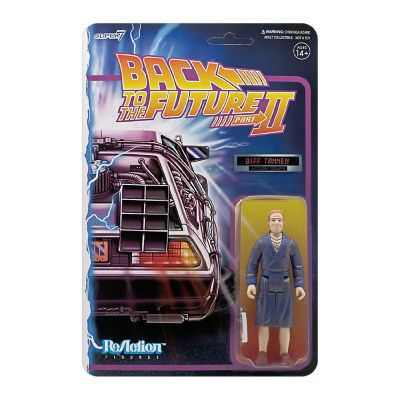 Back to the Future Part II Biff Tannen Bathrobe Robe Retro Movie Figure Super7 Image 1