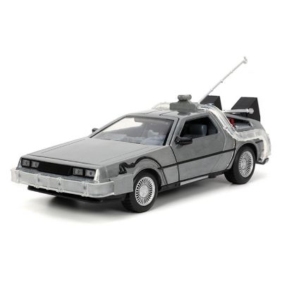 Back To The Future Time Machine Light-Up 1:24 Die Cast Vehicle Image 1