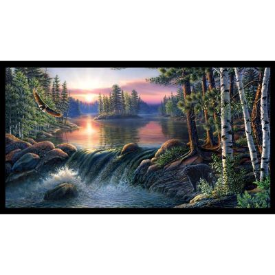 Backcountry Hideaway by Elizabeth's Studio 23&amp;#34;x44&amp;#34; Cotton Fabric Panel, Image 1