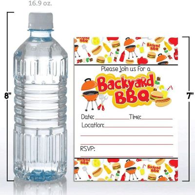 Backyard BBQ Party Invitations 40pcs. by AmandaCreation Image 2