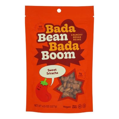 Bada Bean Bada Boom - Crunchy Beans Sweet Sriracha - Case of 6-4.5 OZ Image 1