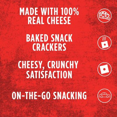 Baked Snack Cheese Crackers, 7 oz (Case of 6) Image 1