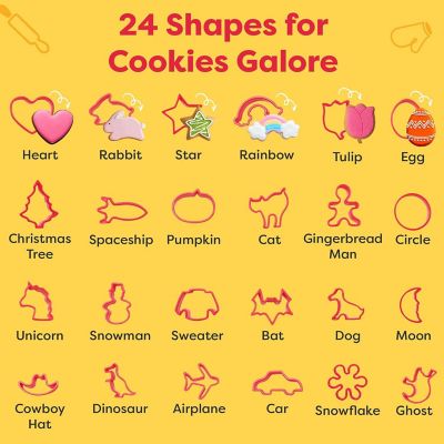 Baketivity Cookie Cutter Set For Kids Image 3