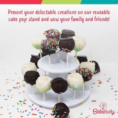 Baketivity Lollipop Stand Cake Pop Holds 18 Image 1