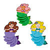 Baking Cup Mermaid Magnet Craft Kit - Makes 12 Image 1