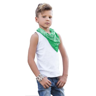 Balec 10 Pack Solid Cotton Dog Bandana Triangle Bibs  - Small &amp; Medium Pets (White) Image 3