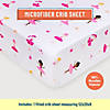Ballerina Microfiber Fitted Crib Sheet Image 1