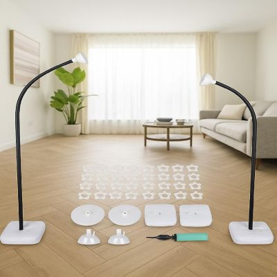 Balloon Arch Stand Kit with Base, Free Bending Adjustable Frame for Wedding, Birthday &amp; Party Decor Image 1