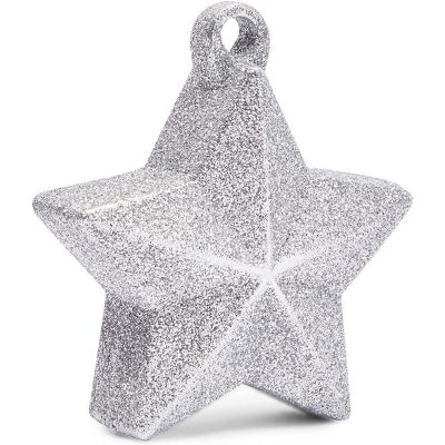 Balloon Weights, Silver Party Decorations (6 Pack) Image 1