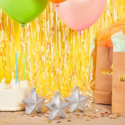 Balloon Weights, Silver Party Decorations (6 Pack) Image 2