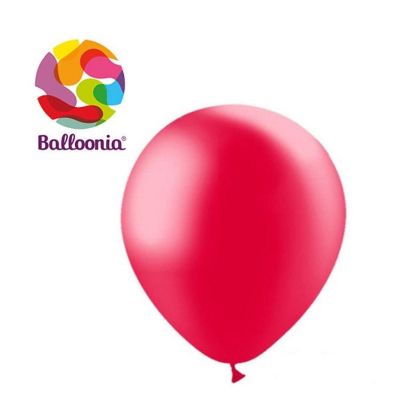 Balloonia - 10" - Metallic Red Balloons Image 1