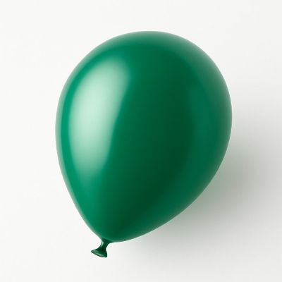 Balloonia - 12" - Metallic Forest Green Balloons Image 2