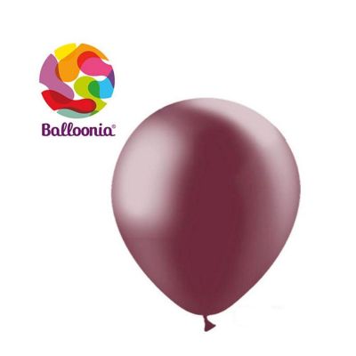 Balloonia - 5" - Burgundy Balloons Image 1