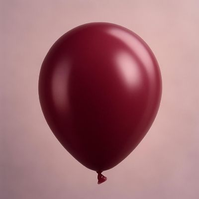 Balloonia - 5" - Burgundy - Metallic Balloons Image 2