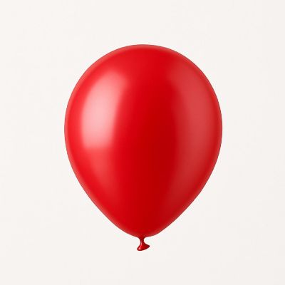 Balloonia - 5" - Crystal Red Balloons Image 1