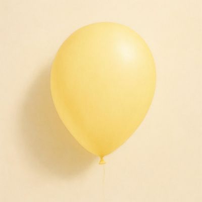 Balloonia - 5" - Matte Yellow Balloons Image 2