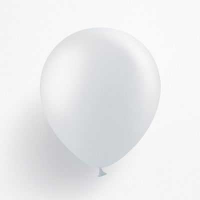 Balloonia - 5" - Metallic Silver Balloons Image 2
