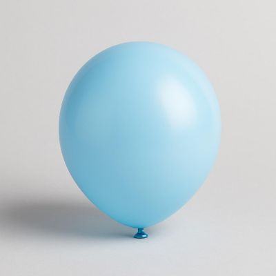 Balloonia - 5" - Metallic Sky Blue Balloons Image 2