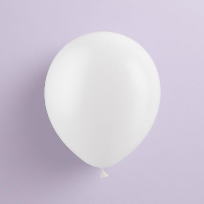 Balloonia - 5" - Metallic White Balloons Image 2
