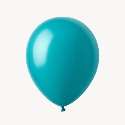Balloonia - 5" - Turquoise - Metallic Balloons Image 2