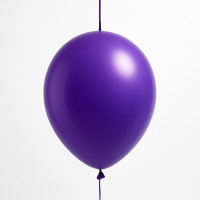 Balloonia - 6" - Decorative Purple Balloons Image 1