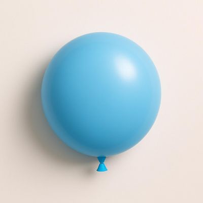 Balloonia - 6" - Matte Blue Balloons Image 2
